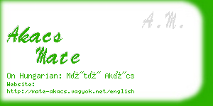 akacs mate business card